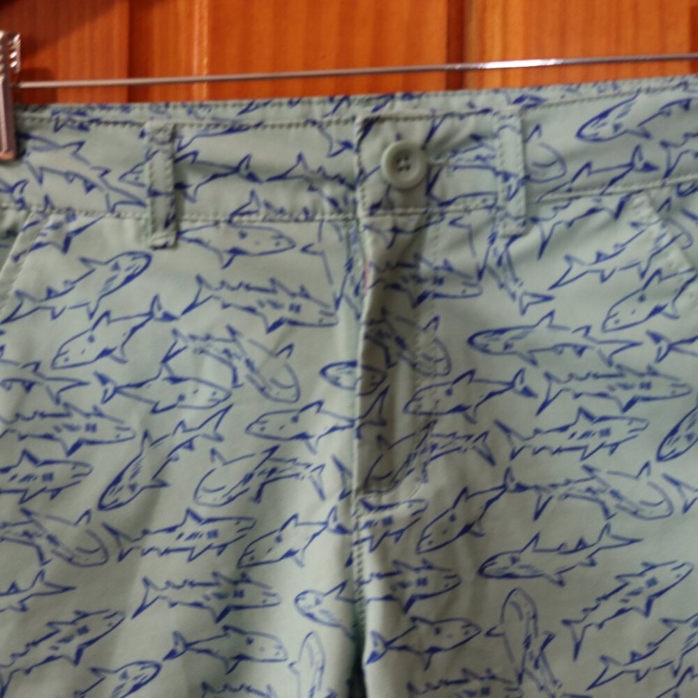 Cat & Jack Boys Shark Print Swim Trunk Shorts 10 - Picture 2 of 8
